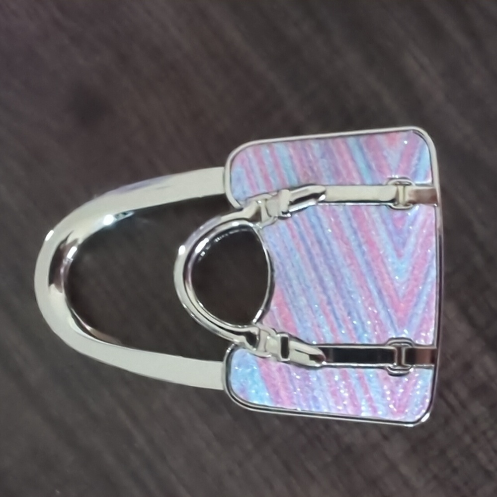 Purple Handbag Table Hook